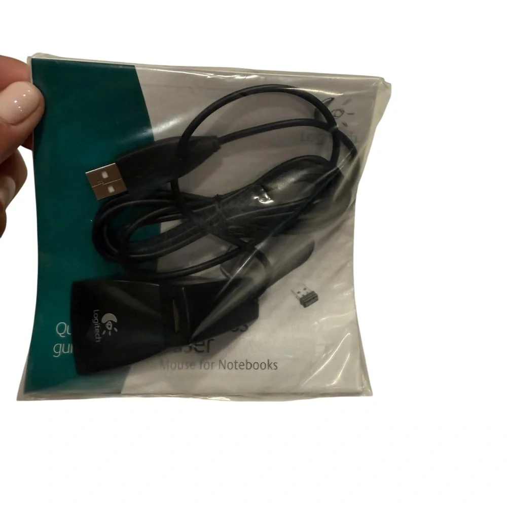 Logitech Wired USB Mouse New Old Stock Black